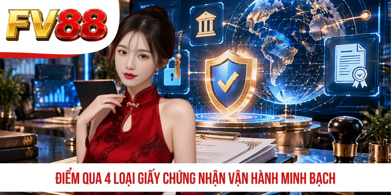 Điểm qua 4 loại giấy chứng nhận vận hành minh bạch